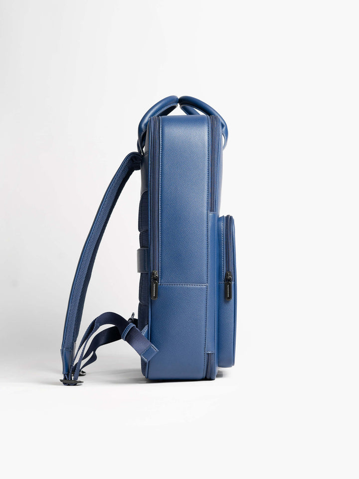 Maverick & Co. - Axis Leather Backpack  #color_navy