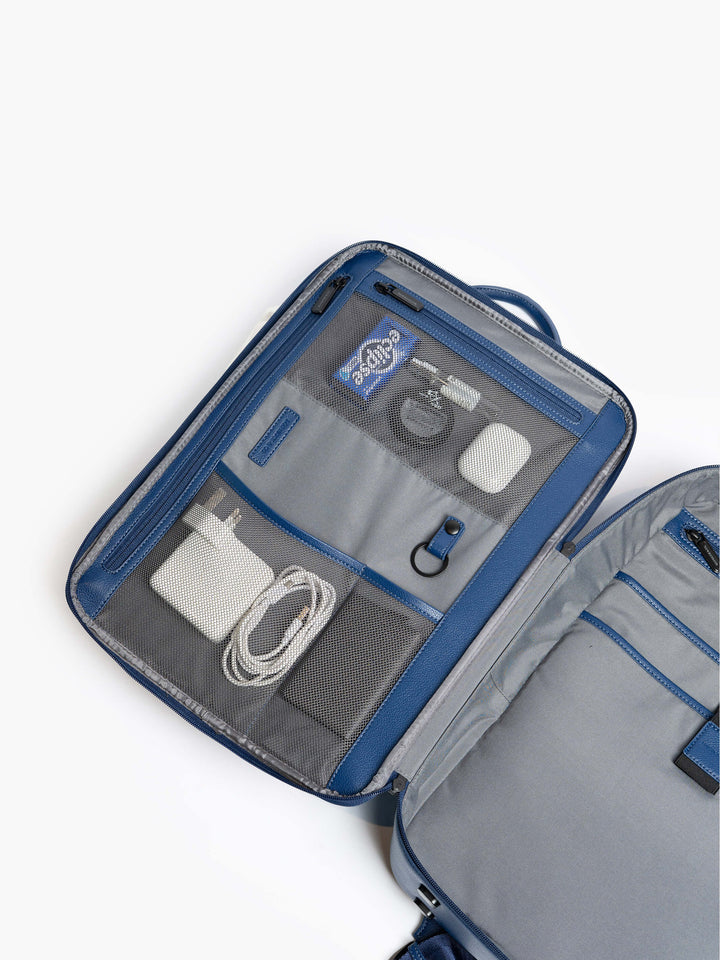 Maverick & Co. - Axis Leather Backpack  #color_navy
