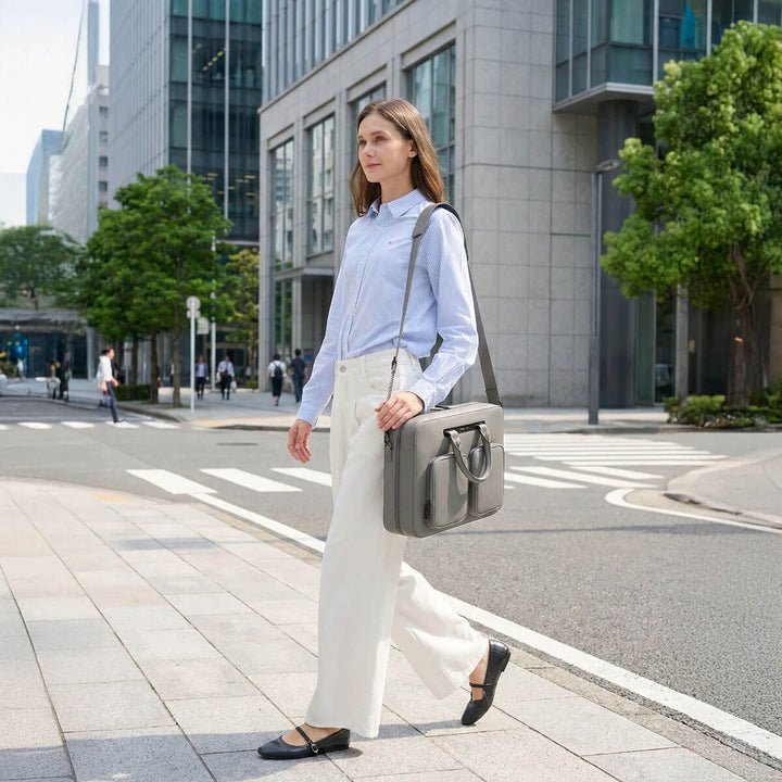 Axis Leather Briefcase