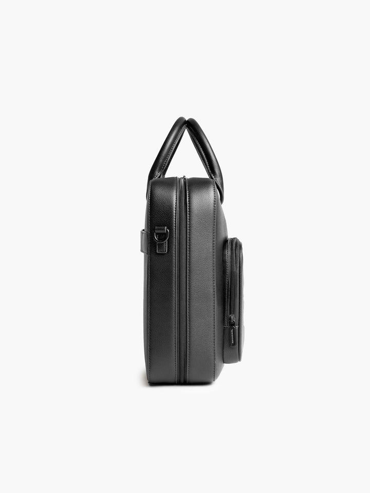 Maverick & Co. - Axis Leather Briefcase #color_black