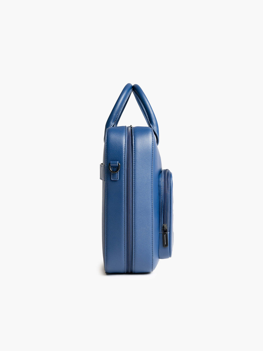 Maverick & Co. - Axis Leather Briefcase #color_navy