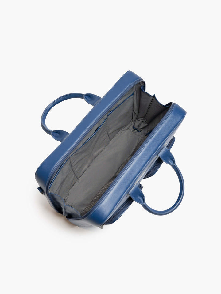 Maverick & Co. - Axis Leather Briefcase #color_navy