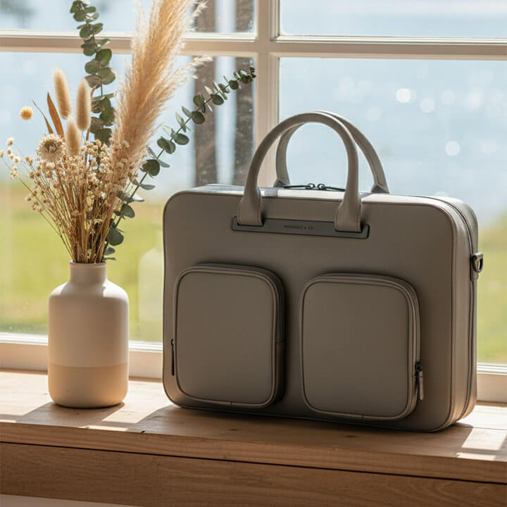 Maverick & Co. - Axis Leather Briefcase