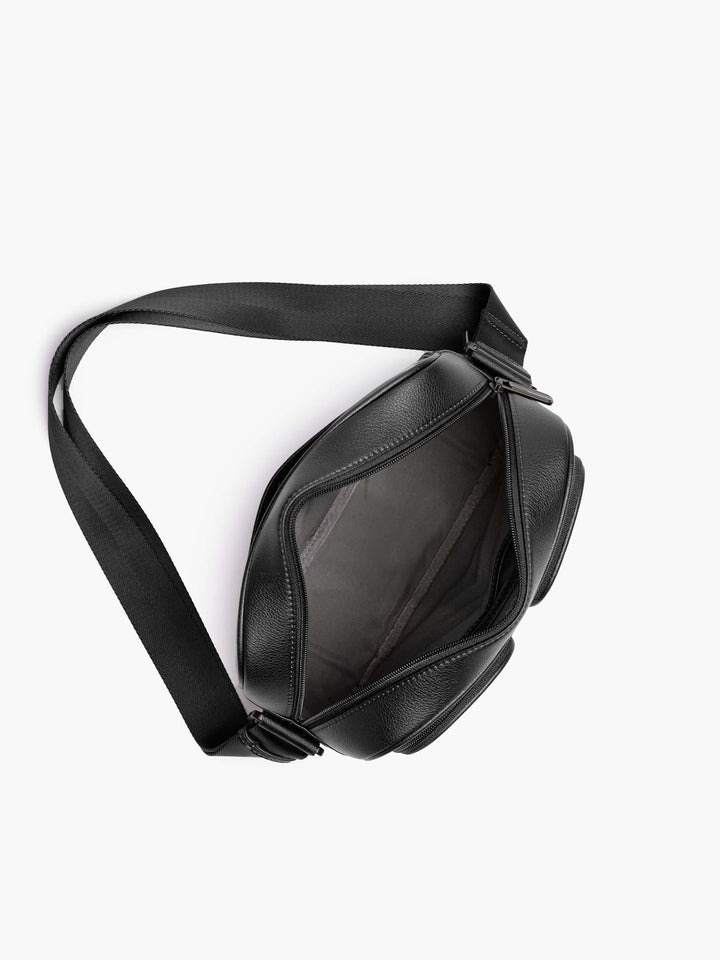 Maverick & Co. - Axis Leather Messenger #color_black