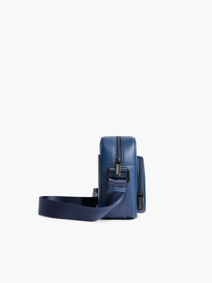 Maverick & Co. - Axis Leather Messenger #color_navy