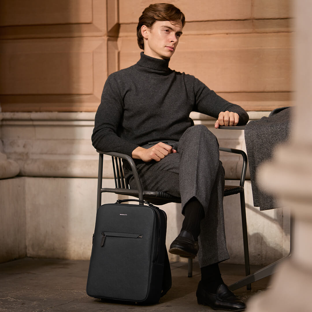 Maverick & Co. - Earthen Recycled Leather Backpack