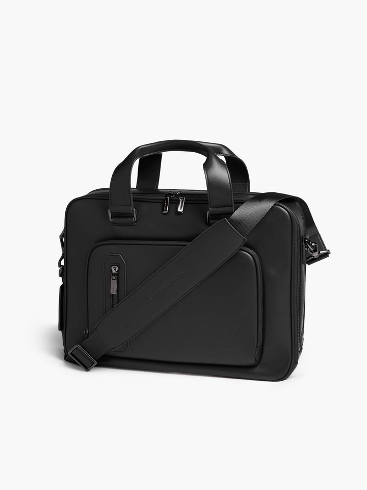 Maverick & Co. - Explorer Double-Zip Briefcase #color_black
