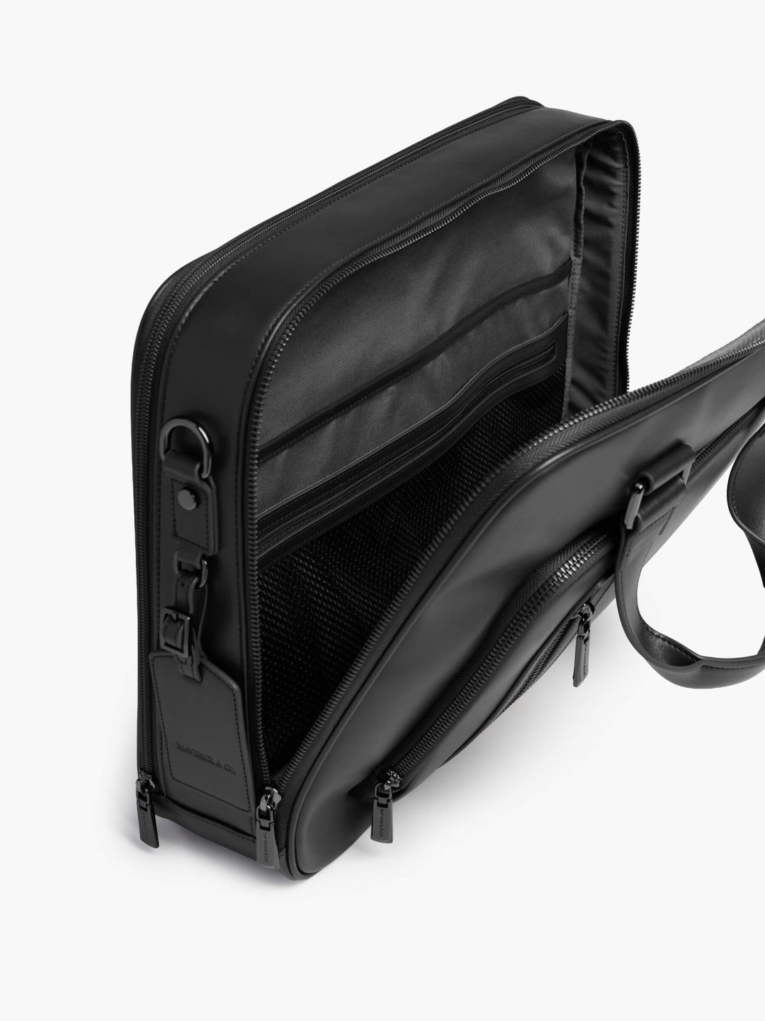 Maverick & Co. - Explorer Double-Zip Briefcase #color_black