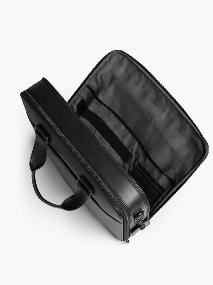Maverick & Co. - Explorer Double-Zip Briefcase #color_black