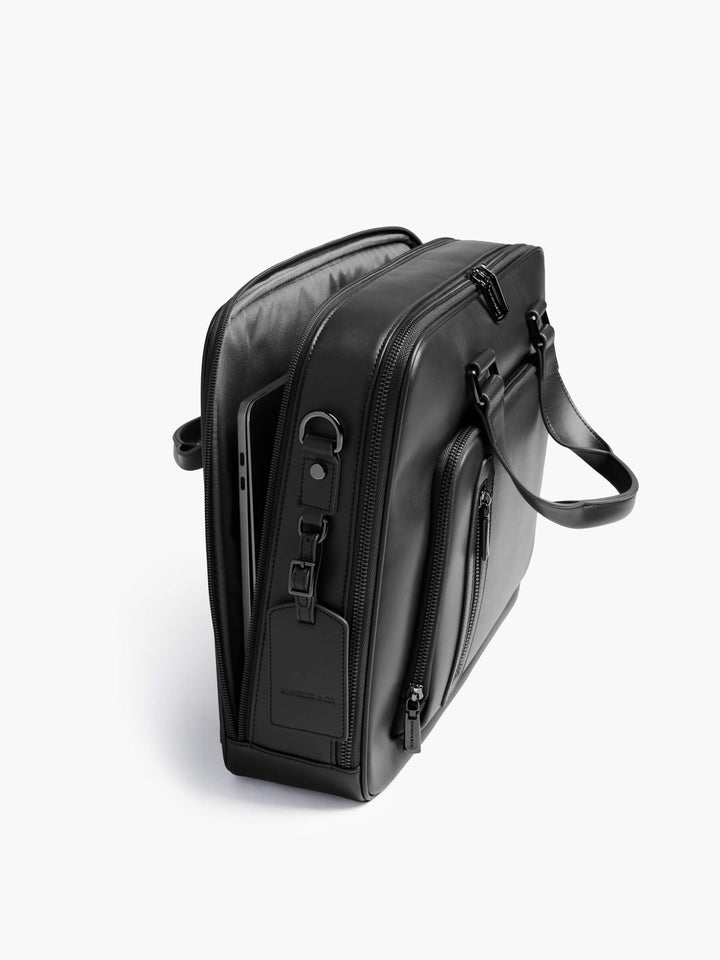 Maverick & Co. - Explorer Double-Zip Briefcase #color_black