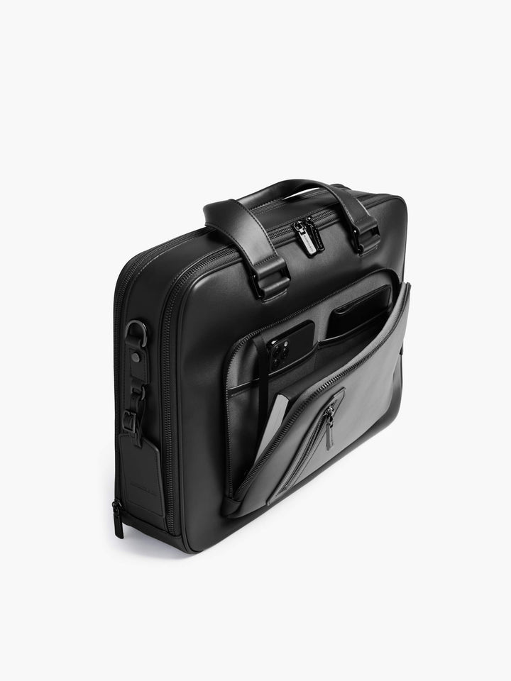 Maverick & Co. - Explorer Double-Zip Briefcase #color_black