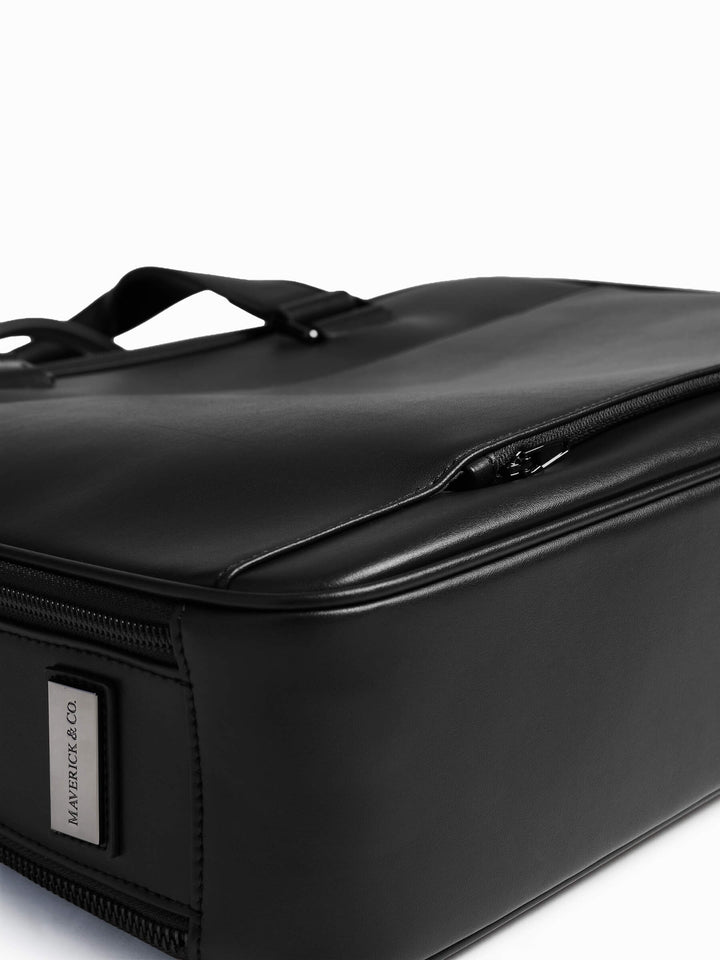 Maverick & Co. - Explorer Double-Zip Briefcase #color_black