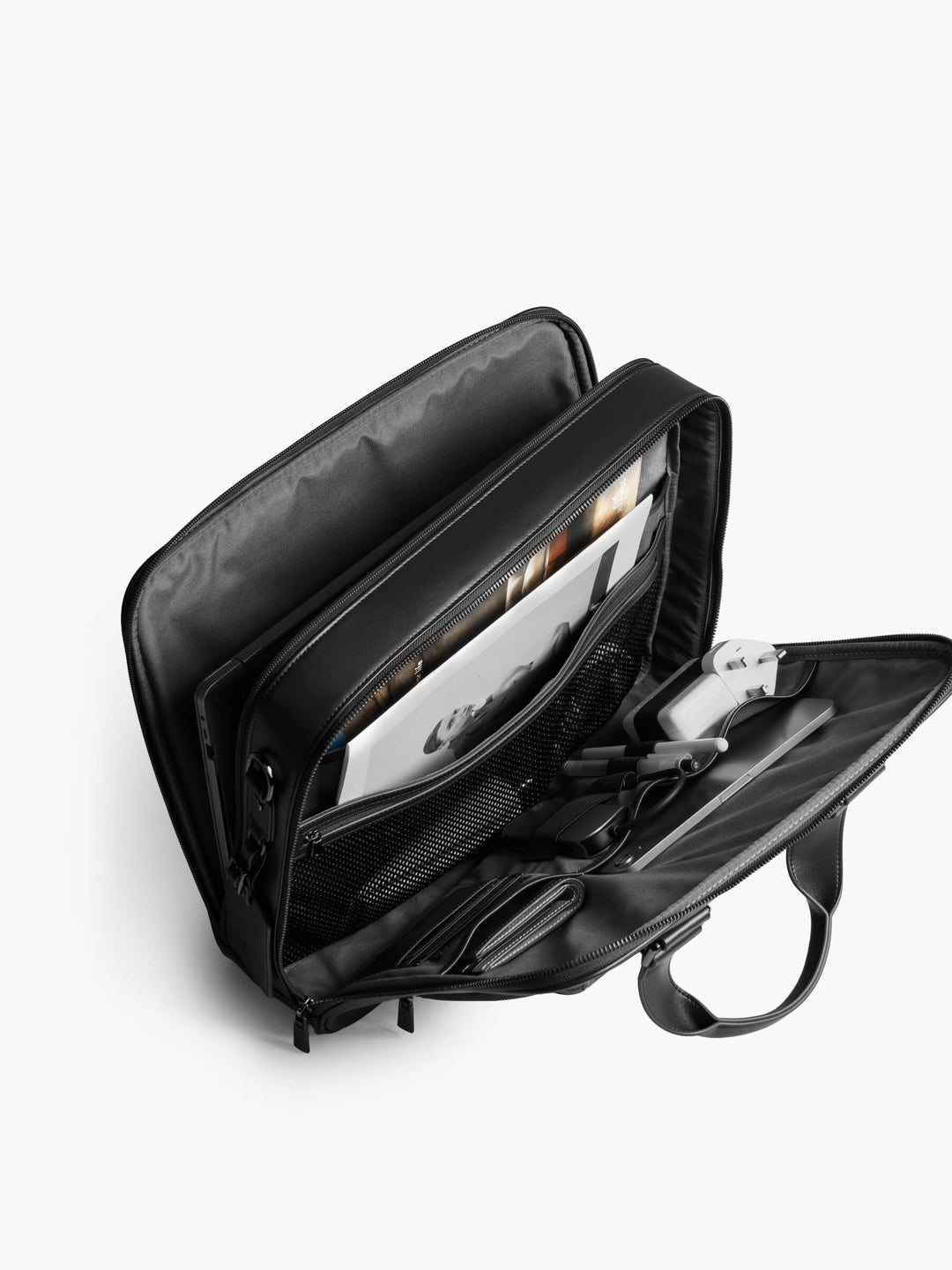 Maverick & Co. - Explorer Double-Zip Briefcase #color_black