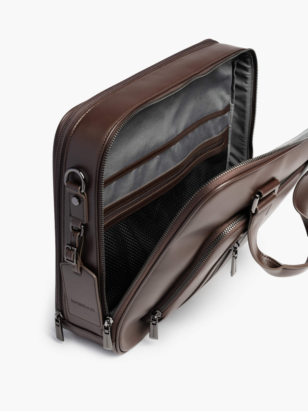 Maverick & Co. - Explorer Double-Zip Briefcase #color_brown