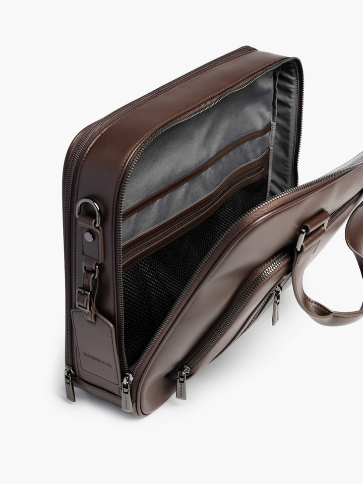 Maverick & Co. - Explorer Double-Zip Briefcase #color_brown