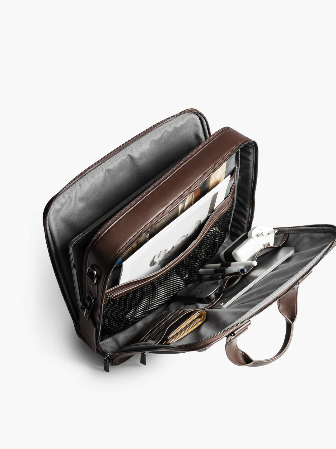 Maverick & Co. - Explorer Double-Zip Briefcase #color_brown