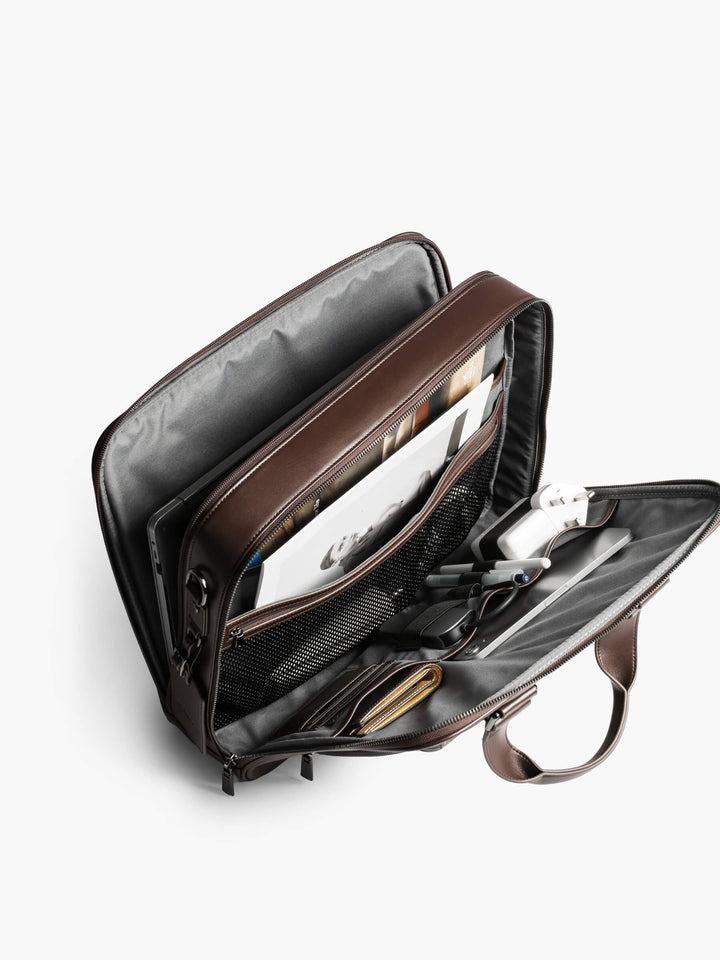 Maverick & Co. - Explorer Double-Zip Briefcase #color_brown