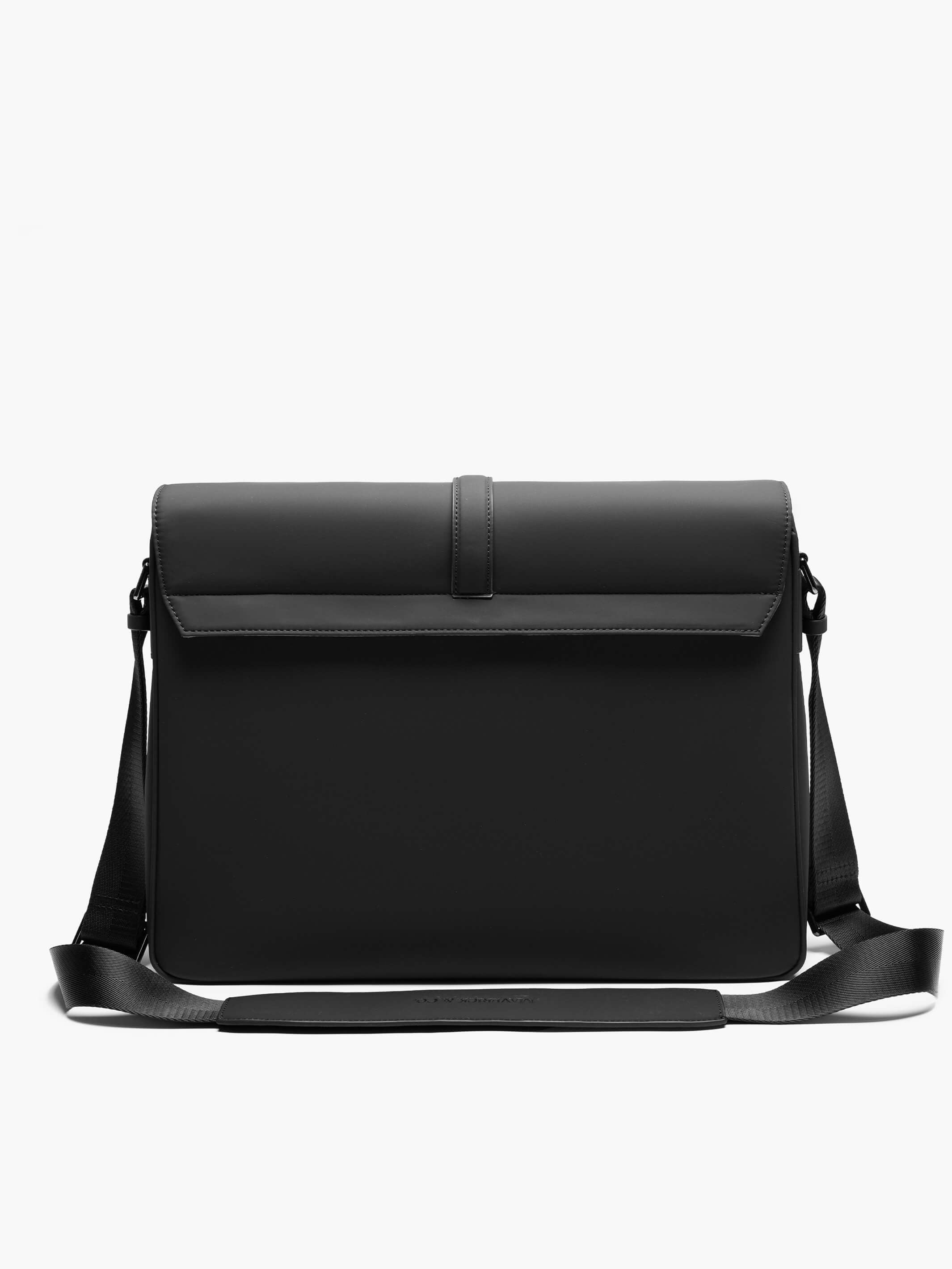 Black laptop messenger bag sale