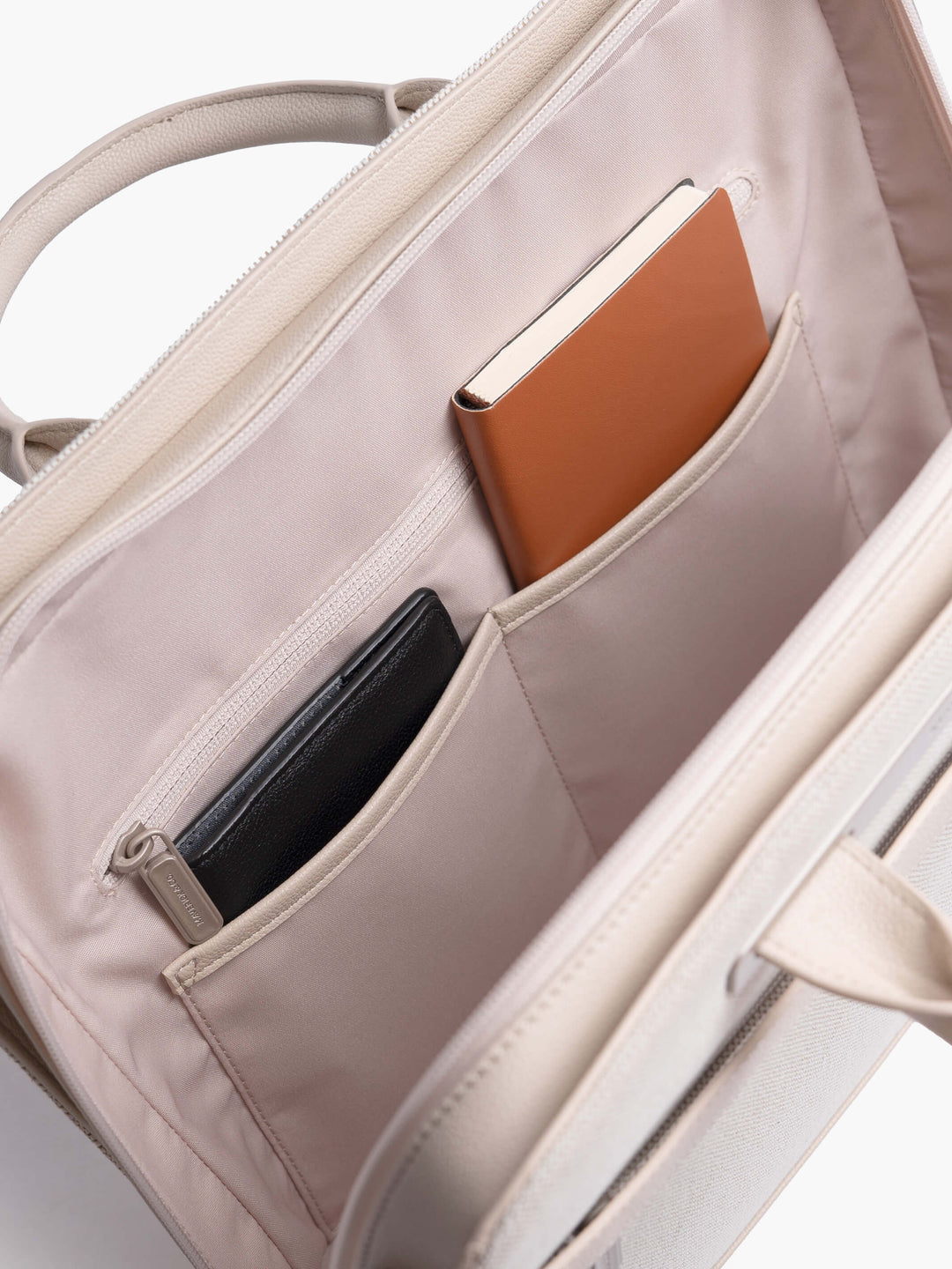 Maverick & Co. - Horizon Slim Executive Briefcase #color_beige