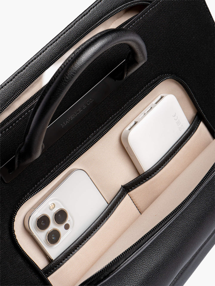 Maverick & Co. - Horizon Slim Executive Briefcase #color_black