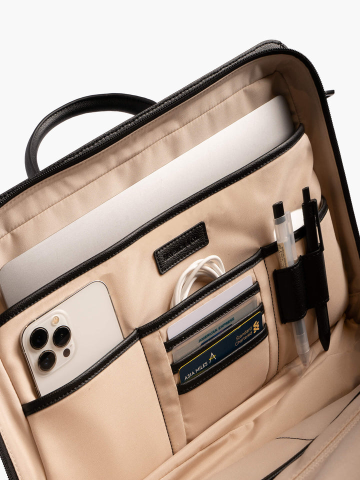 Maverick & Co. - Horizon Slim Executive Briefcase #color_black