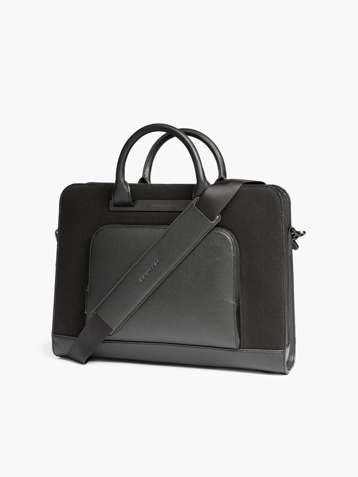 Maverick & Co. - Horizon Slim Executive Briefcase #color_black