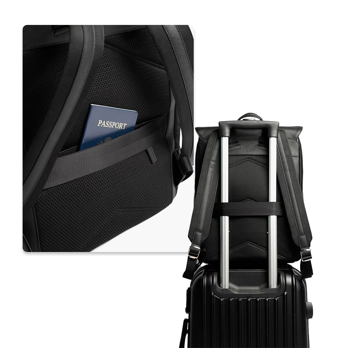 Maverick & Co. - Level Commuter Backpack #color_black