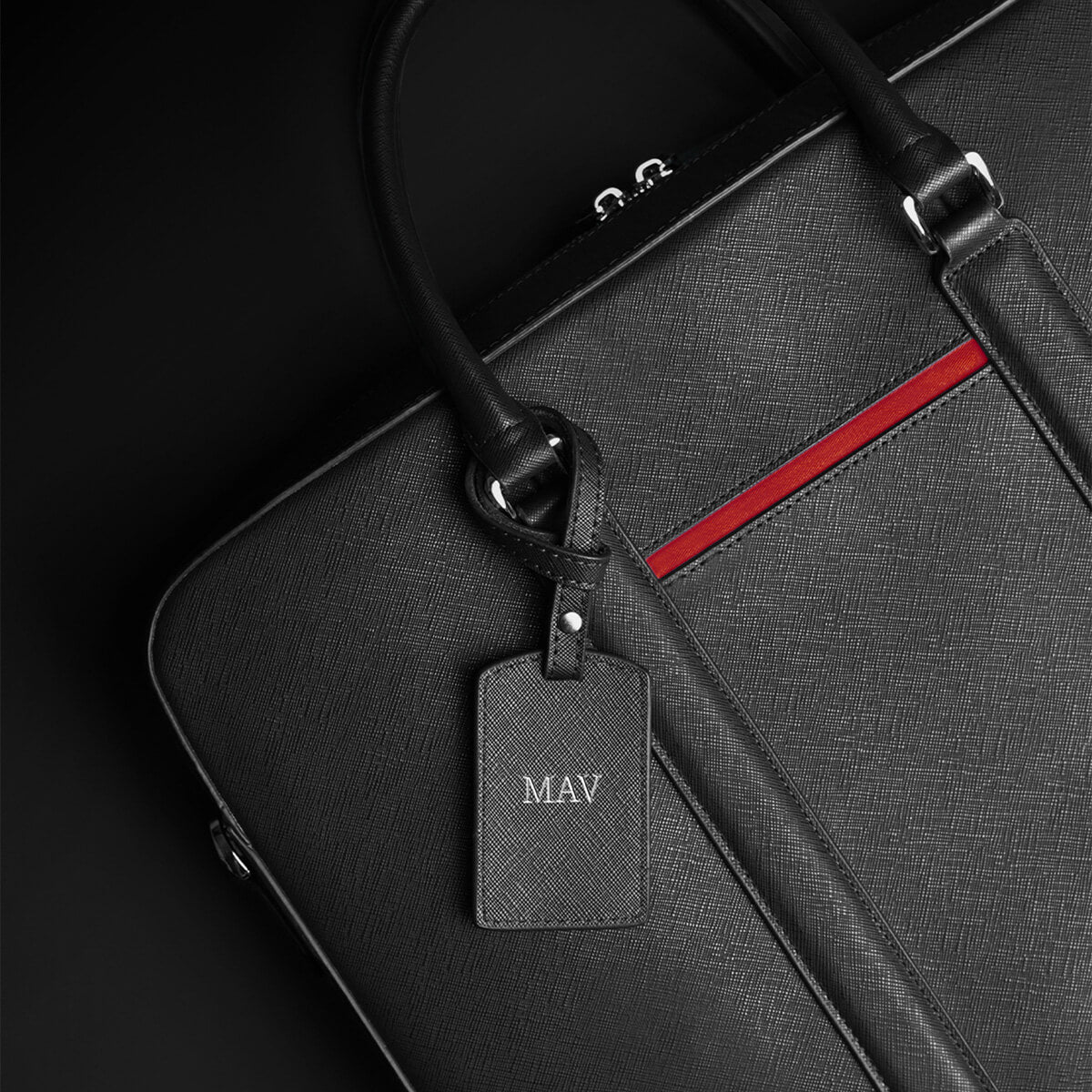 Maverick & Co. - Manhattan Double-Zip Leather Briefcase