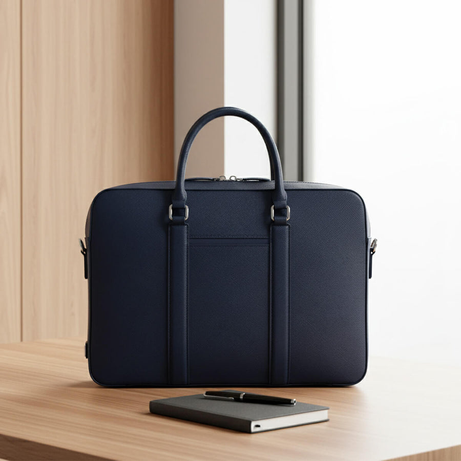 Maverick & Co. - Manhattan Monochrome Leather Briefcase