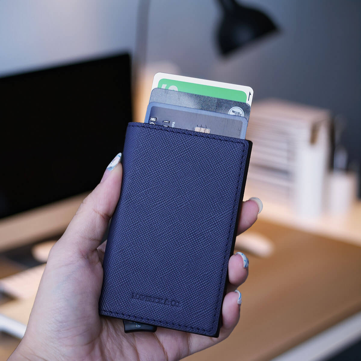 Maverick & Co. - Manhattan Leather Pop-Up Wallet