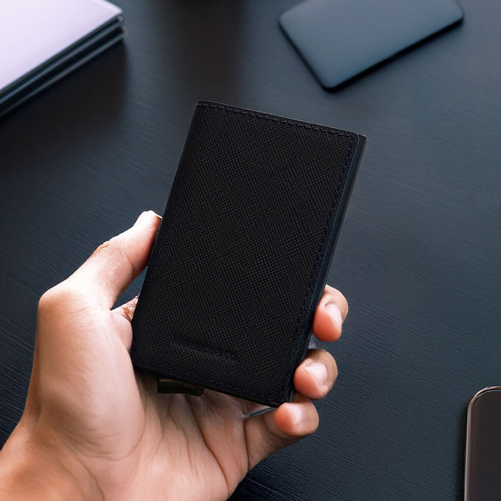 Manhattan Leather Pop-Up Wallet