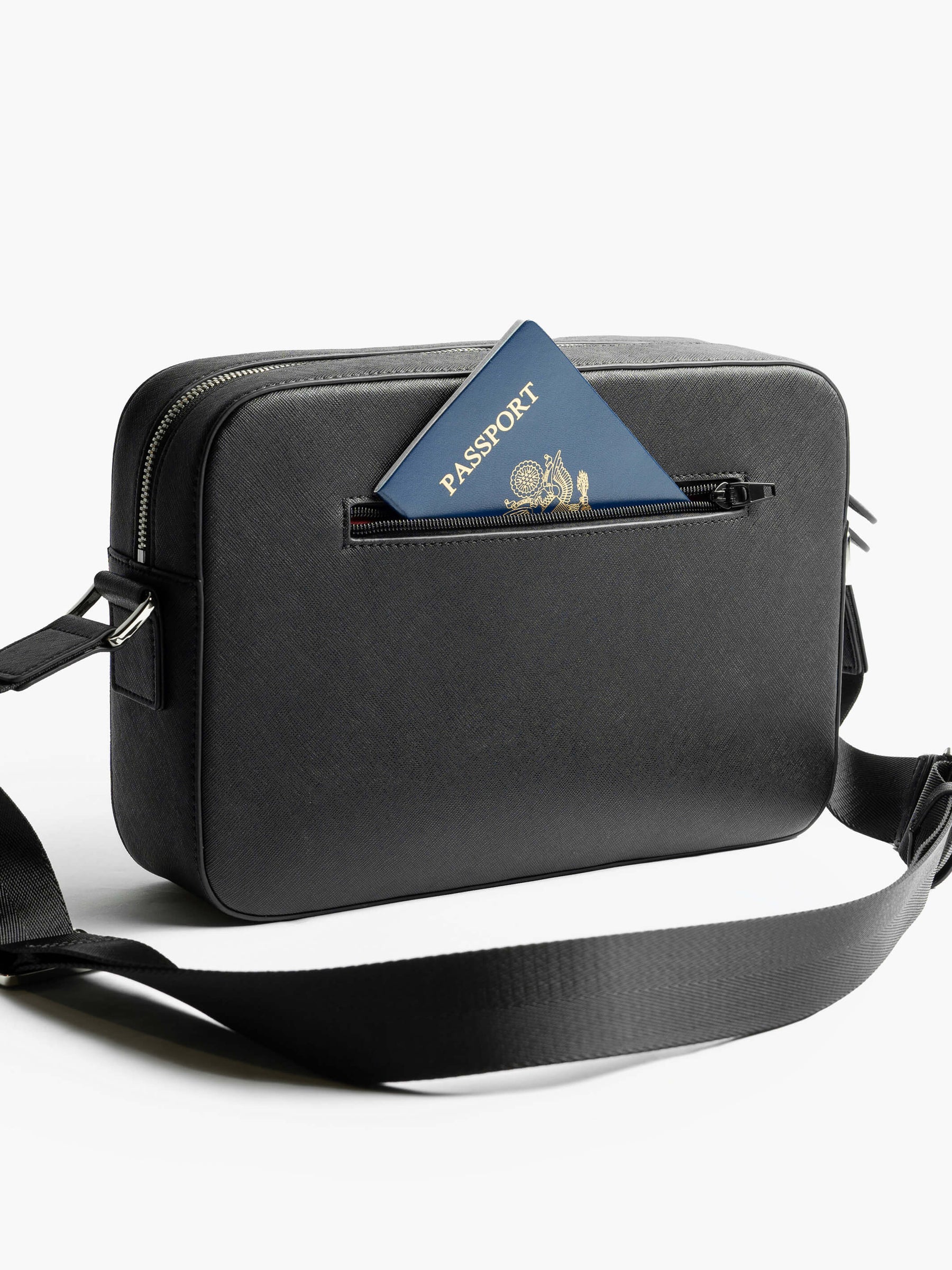 Manhattan Leather Messenger Bag -3