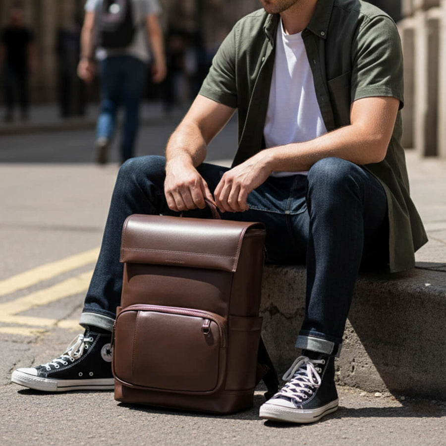 Maverick & Co. - Maximus Leather Backpack