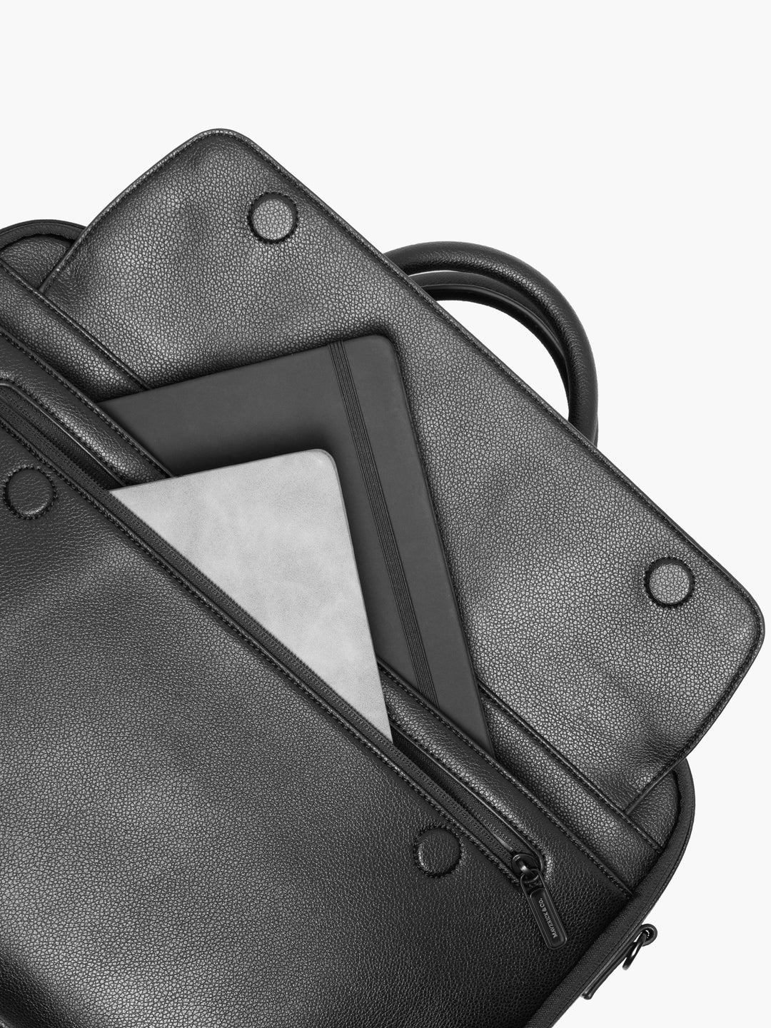 Maverick & Co. - Mercator Double-Zip Leather Briefcase