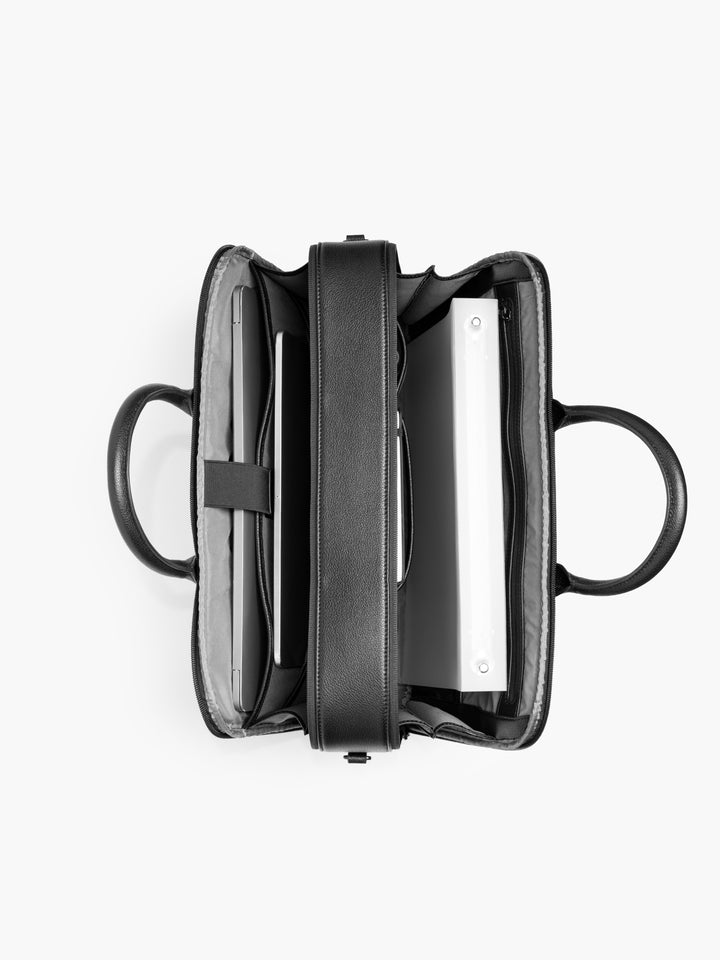 Maverick & Co. - Mercator Double-Zip Leather Briefcase