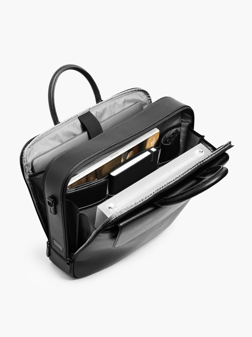 Maverick & Co. - Mercator Double-Zip Leather Briefcase
