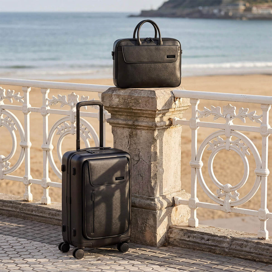Maverick & Co. - Mercator Double-Zip Leather Briefcase