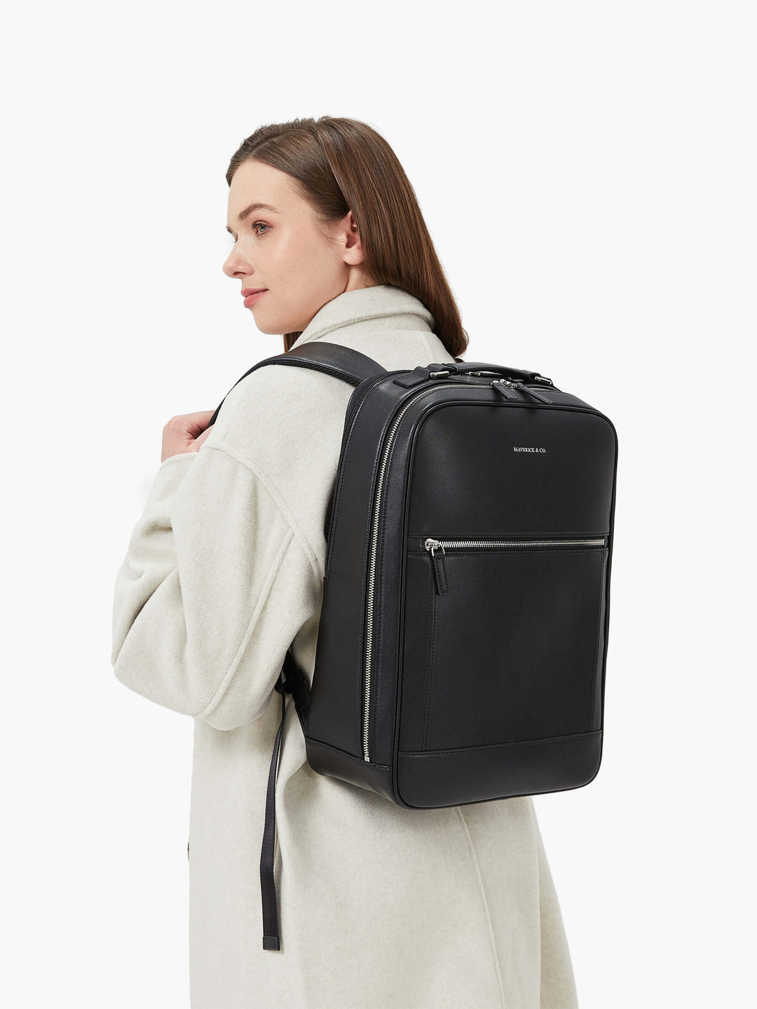 bussiness backpack leather Montreal Business Backpack – Maverick & Co