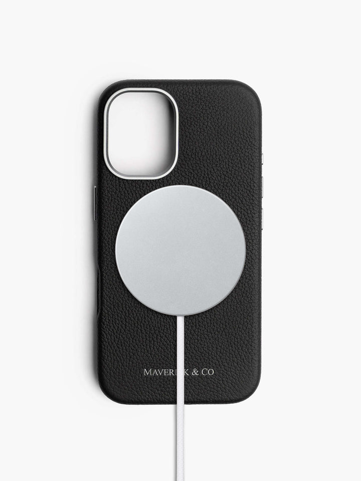 Maverick & Co. - Pebbled Leather Phone Case #size_iphone-16