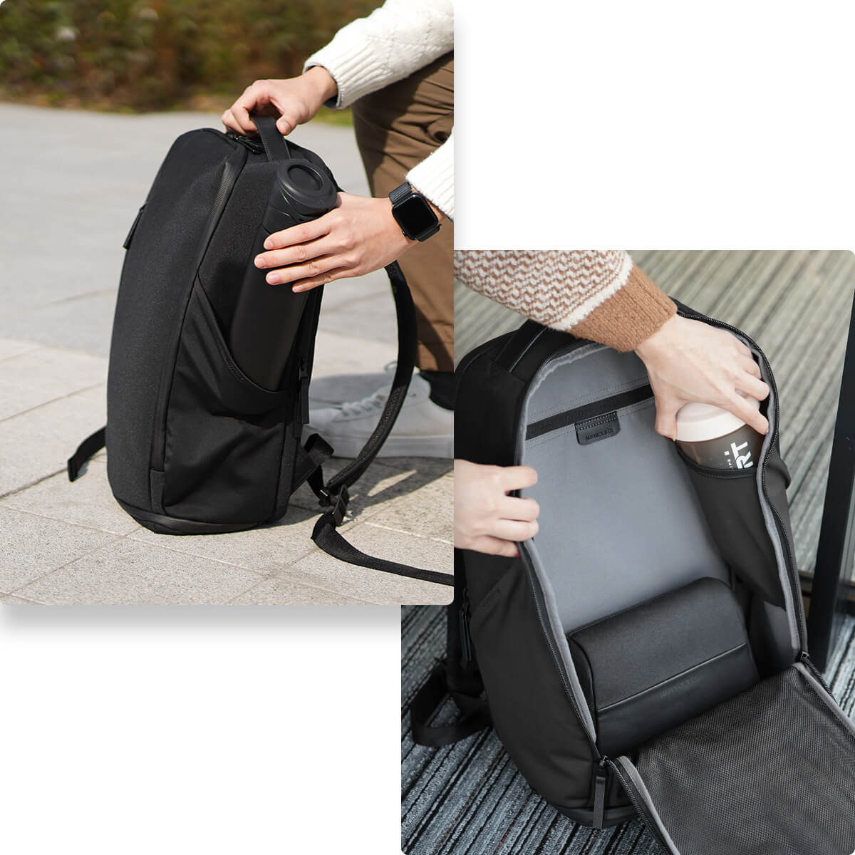 Maverick & Co. - ProActive Waterproof Business Backpack #color_black