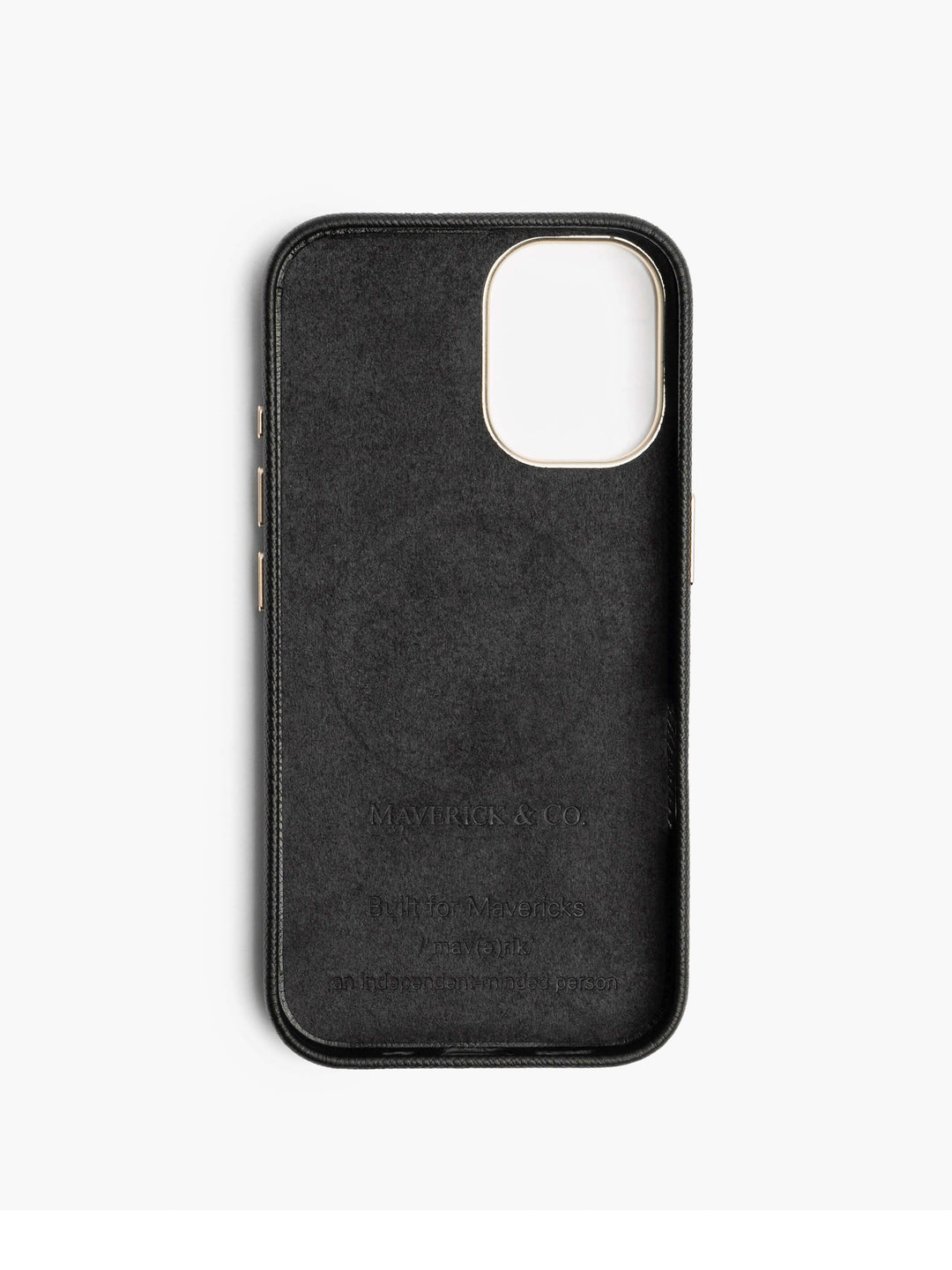 Maverick & Co. Saffiano Leather Phone Case #size_iphone-16