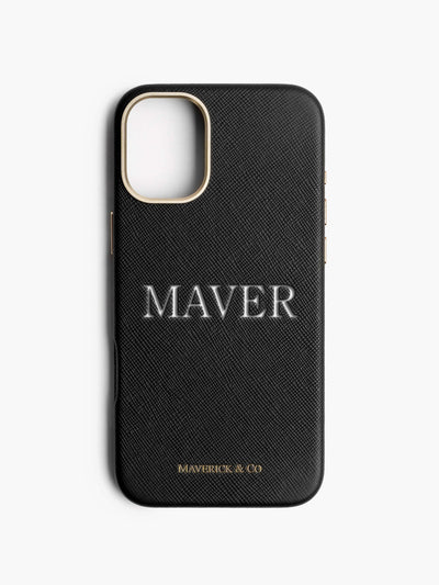 Maverick & Co. Saffiano Leather Phone Case #size_iphone-16-plus