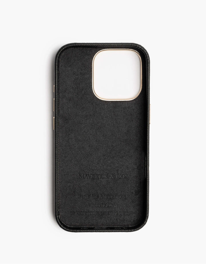 Maverick & Co. Saffiano Leather Phone Case #size_iphone-16-pro