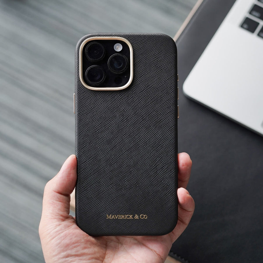 Maverick & Co. - Saffiano Leather Phone Case