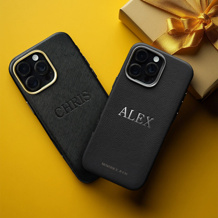Maverick & Co. - Saffiano Leather Phone Case