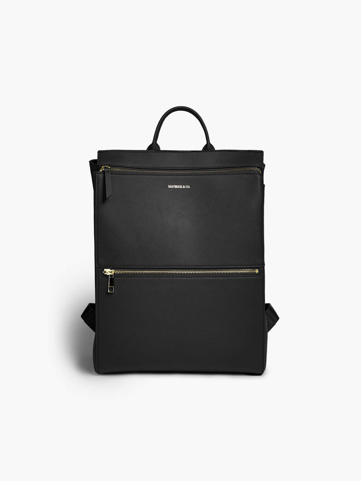 Maverick & Co. - Sonnet Leather Backpack #color_black