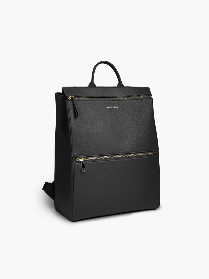 Maverick & Co. - Sonnet Leather Backpack #color_black