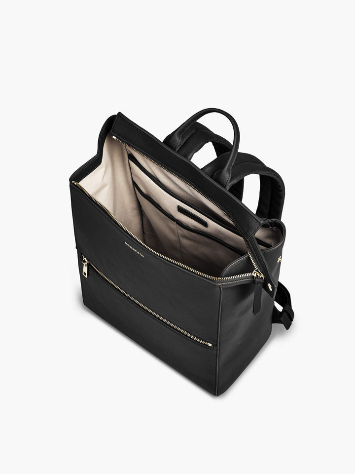 Maverick & Co. - Sonnet Leather Backpack #color_black