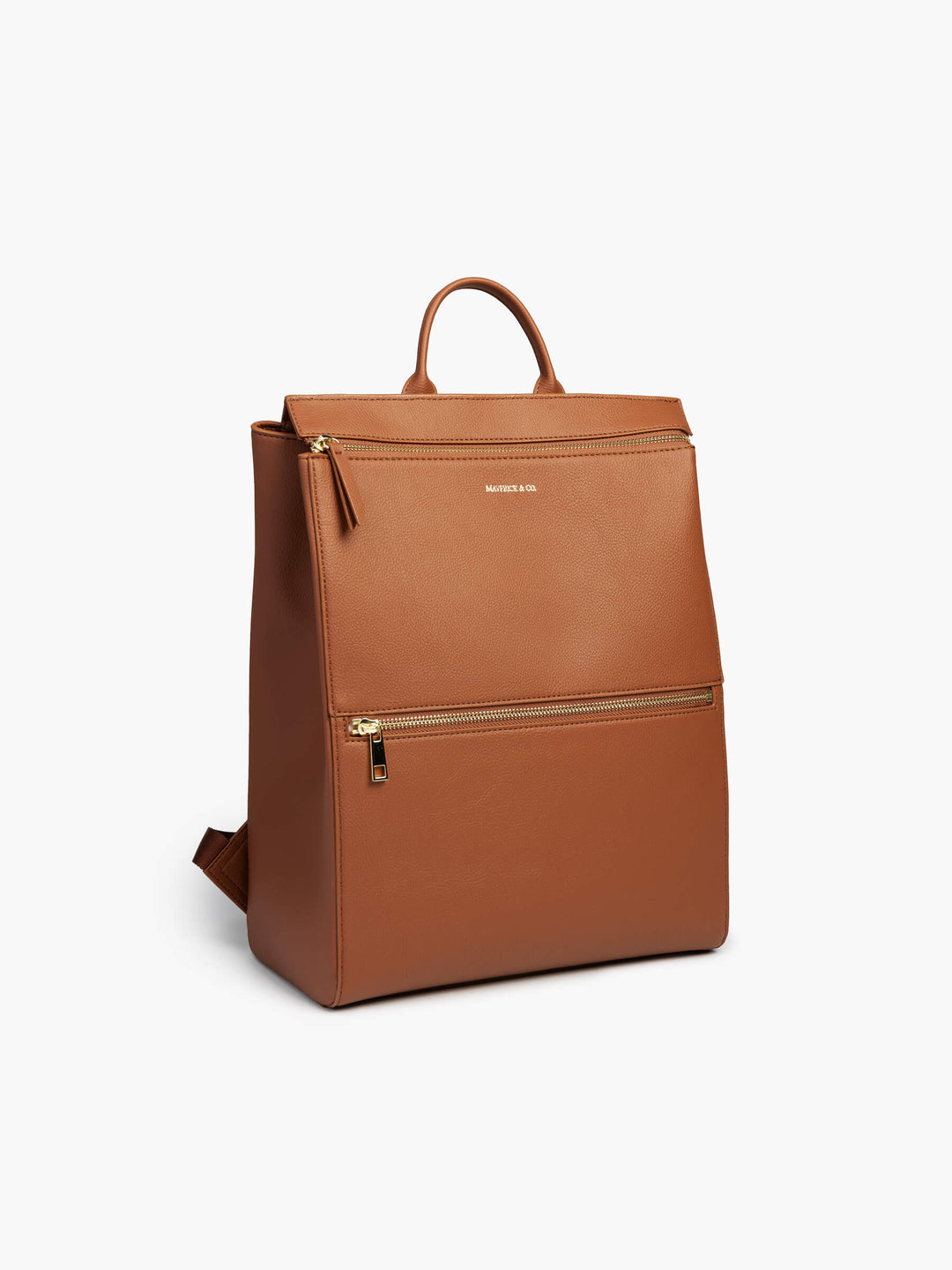 Maverick & Co. - Sonnet Leather Backpack #color_cognac