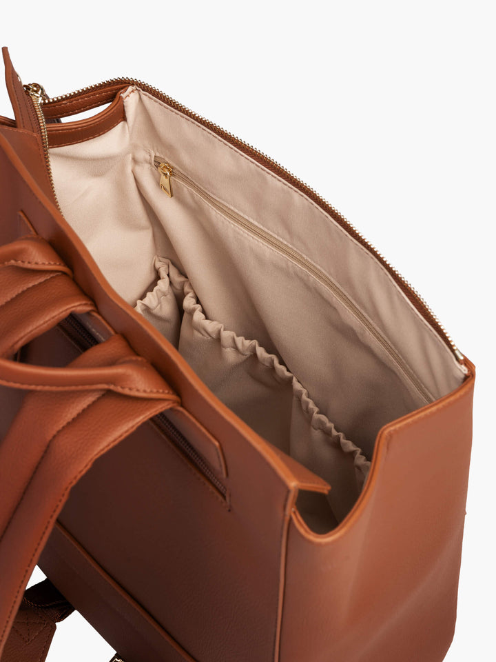 Maverick & Co. - Sonnet Leather Backpack #color_cognac